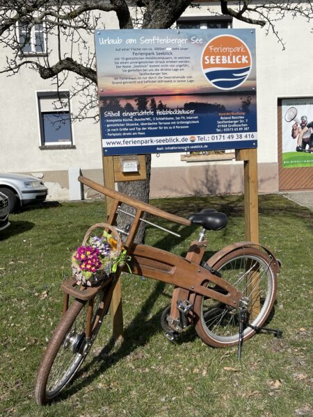 Holzdeko Rad Bike Stadl