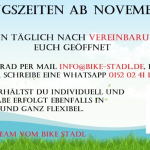 Was machen wir außerhalb der Hauptsaison von ca. NOVEMBER – MÄRZ??