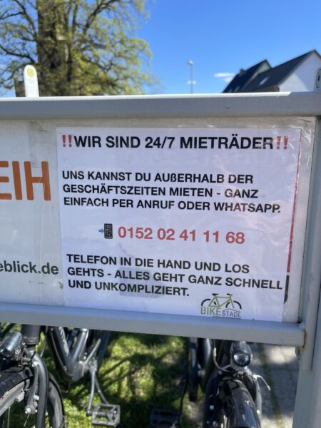 Bike Stadl Fahrradvermieutung 24:7 Verleih Senftenberger See Lausitzer Seenland Fahrrad Ebike Großkoschen