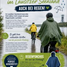 Auch bei Regentropfen kann man Fahrrad fahren Auch bei Regentropfen kann man Fahrrad fahren